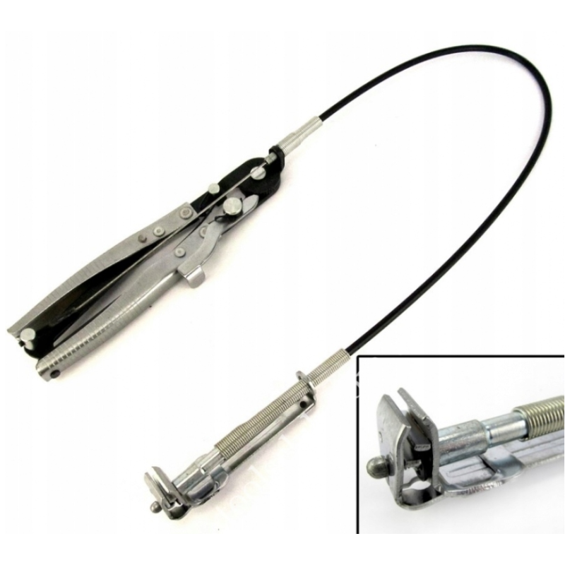 Wzmocnione szczypce do opasek taśmowych z linką