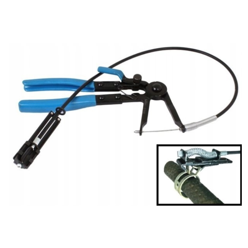 Szczypce do oapsek zaciskowych z linką satra