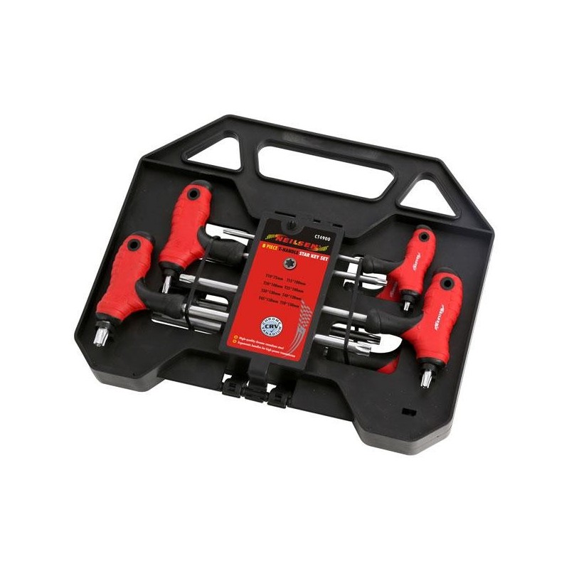 Zestaw torx z rączką w walizce t10-t50 neilsen