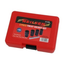 Nasadki wykrętaki zniszczonych obrobionych uszkodzonych śrub nakrętek 17-22