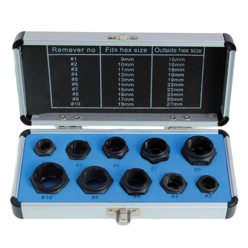 Nasadki do uszkodzonych obrobionych śrub nakrętek