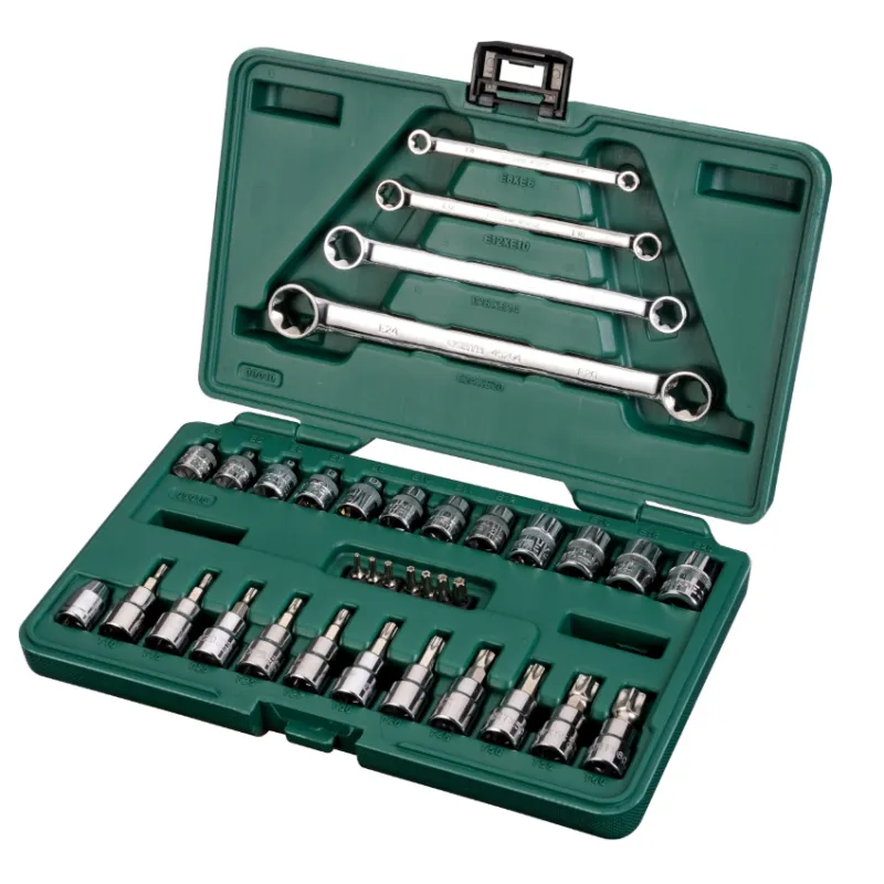 Zestaw 35 kluczy klucze torx 1 4 3 8 sata