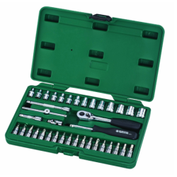 Walizka narzędziowa klucze nasadowe 1/4" 38el.