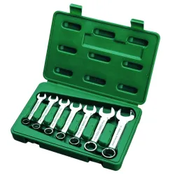 Set of spanners short combination spanners 10-19mm sata