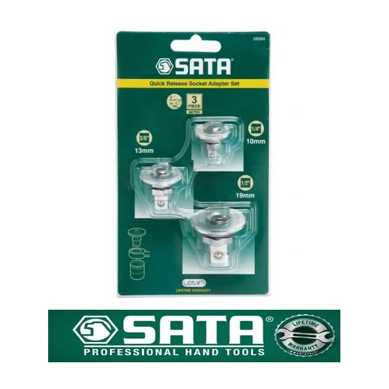 Zestaw adapterów do kluczy z grzechotką 1 41 23 8 sata