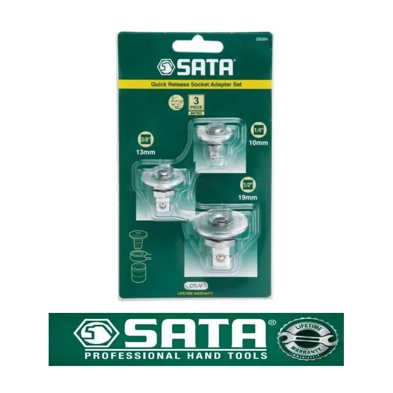 Zestaw adapterów do kluczy z grzechotką 1 41 23 8 sata