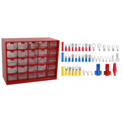 Konektory elektryczne zestaw konektorów elektrycznych 1012el. organizer