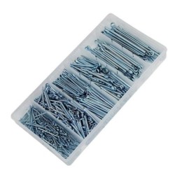 Zawleczki proste zestaw 500 zawleczek spinki