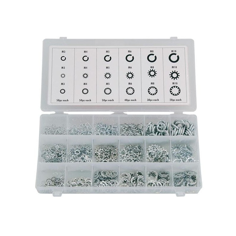 Podkładki zabezpieczające zewnętrzne i wewnętrzne 720szt. m3 - m10