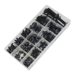 Śruby nakrętki podkładki m4-m10 240el. zestaw