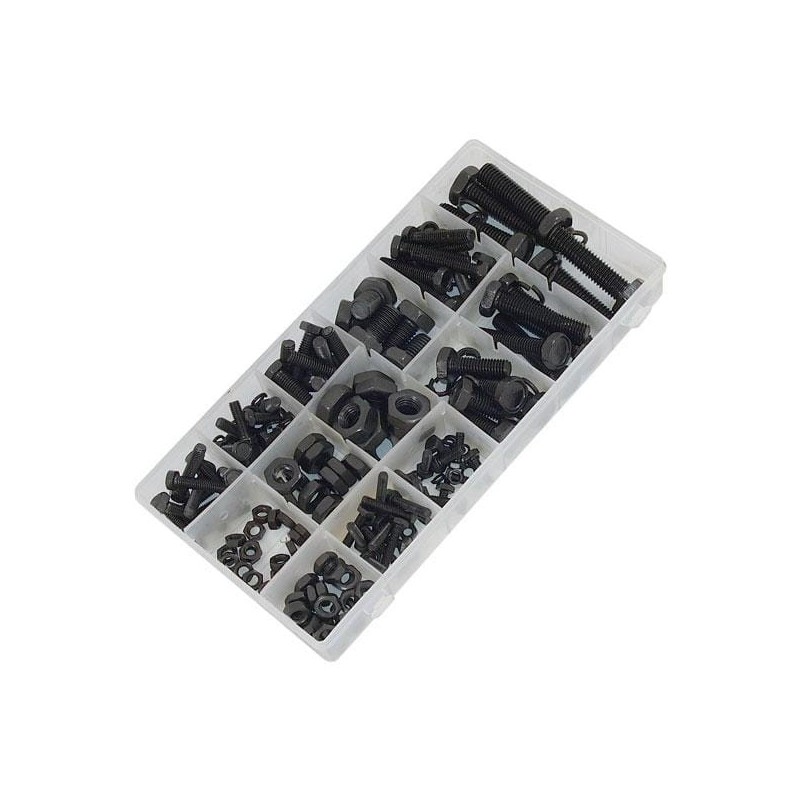 Śruby nakrętki podkładki m4-m10 240el. zestaw