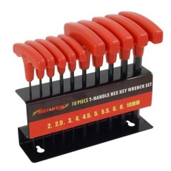 Zestaw klucze imbusowe typu t imbus 2-10mm 10 szt