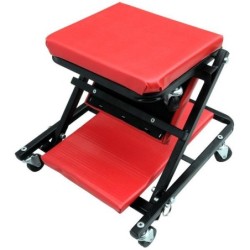 Leżanka warsztatowa składana taboret 2w1 wózek