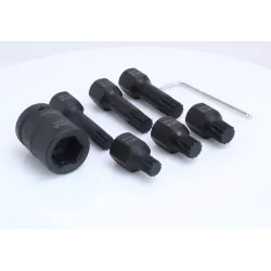 Nástrčné kľúče xzn drážkové m14-m18 8el rázové kľúče