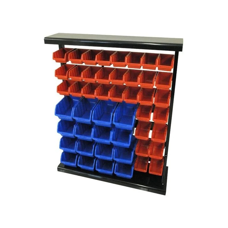 Półka regał z szufladkami organizer warsztatowy kuwety