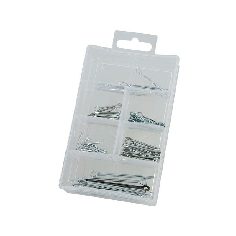 Zestaw zawleczek przetyczek zawleczki 50 części