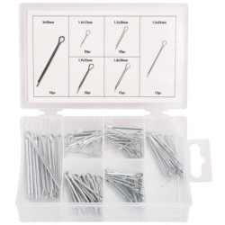 Zestaw zawleczek przetyczek zawleczki 50 części