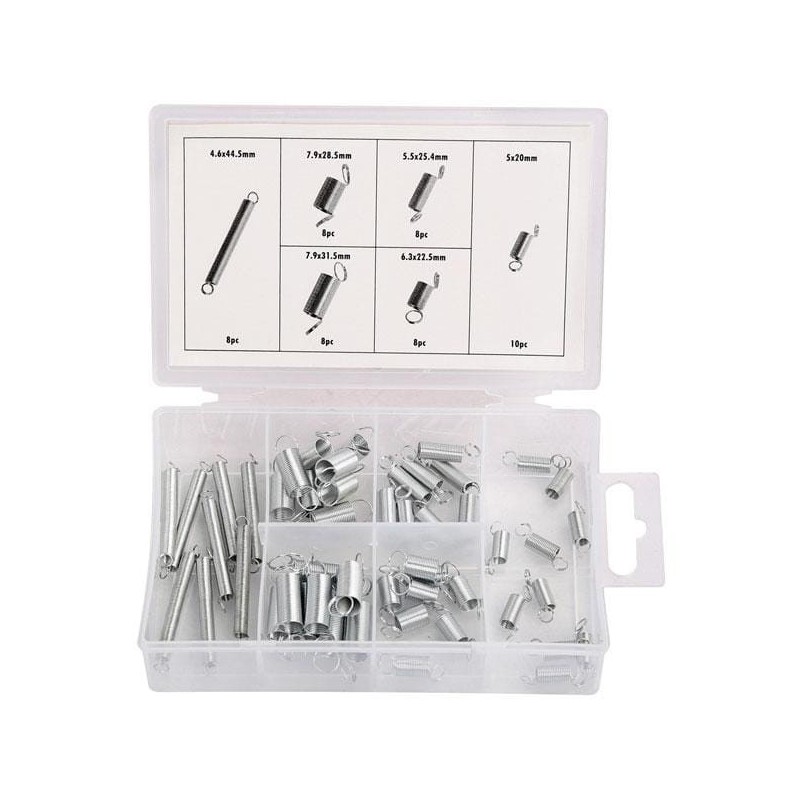 Zestaw sprężynek 50 szt rozciągające neilsen