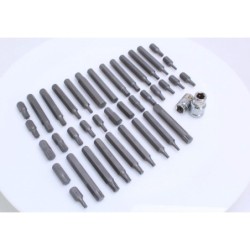 Zestaw bitów imbus torx spline 40 el stal s2 asta