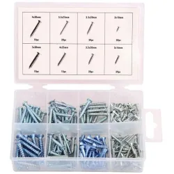 Wood screws for metal set 175pcs screws