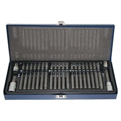 Zestaw bitów torx t20-t80 imbus spline 44el asta