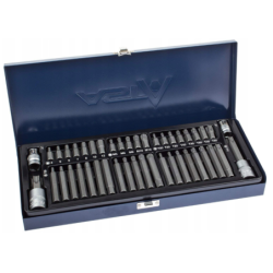 Zestaw bitów torx t20-t80 imbus spline 44el asta