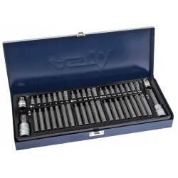 Sada bitov Torx t20-t80 Allen spline 44el asta