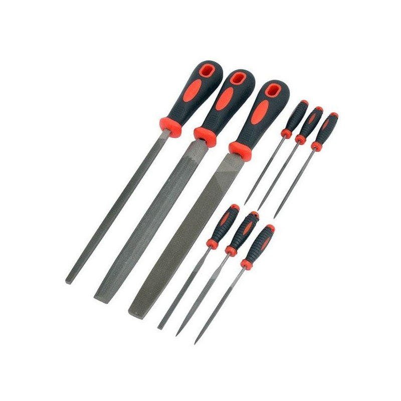 Zestaw pilników pilniki do metalu iglaki 9el. neilsen