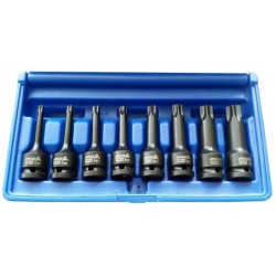 Klucze nasadowe udarowe torx 1/2" t30-t80 pro