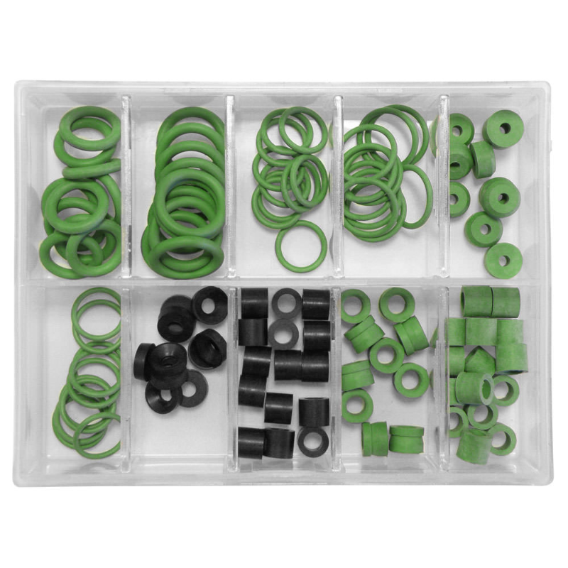 Zestaw oringów i uszczelniaczy 110 el klimatyzacji