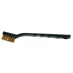 Copper wire brush for spark plugs