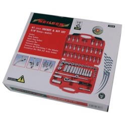 Walizka narzędziowa 3/8'' 61el klucze nasadowe neilsen