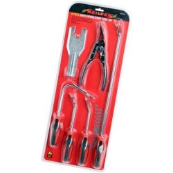 Ściągacze otwieraki dźwignie do tapicerki klucze