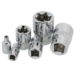 Zestaw nasadek torx wewnetrzny e4 e24 14szt torxy