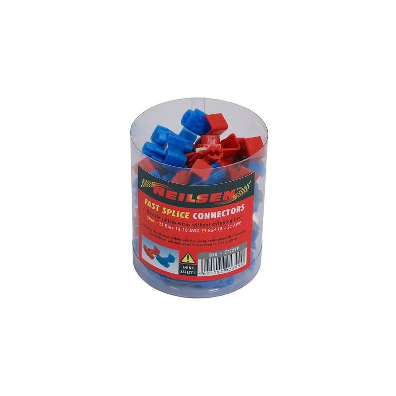 Zestaw szybkozłączy elektrycznych szybkozłącza 50szt.