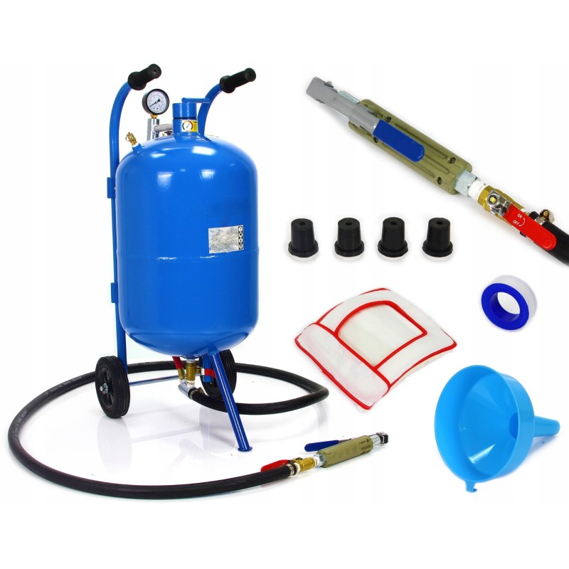 Piaskarka mobilna 76l