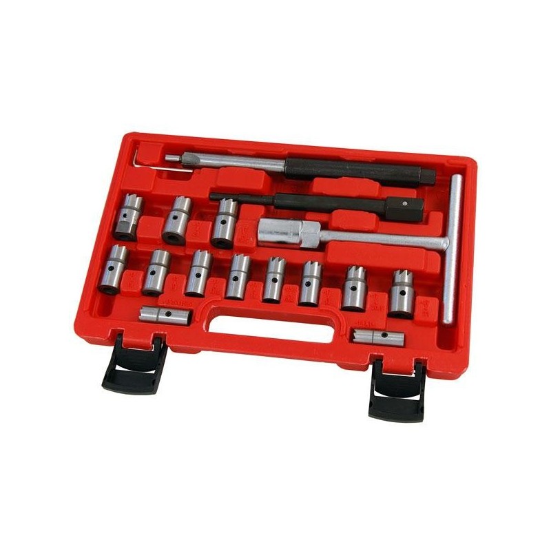 Frezy do gniazd wtryskiwaczy wtrysków zestaw 17el