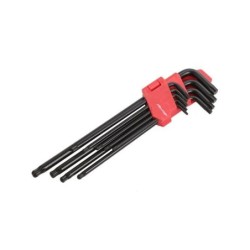 Allenové kľúče torx dlhé 9 kusov zosilnené