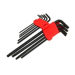 Klucze imbusowe imbus torx długie 9 sztuk wzmocnione