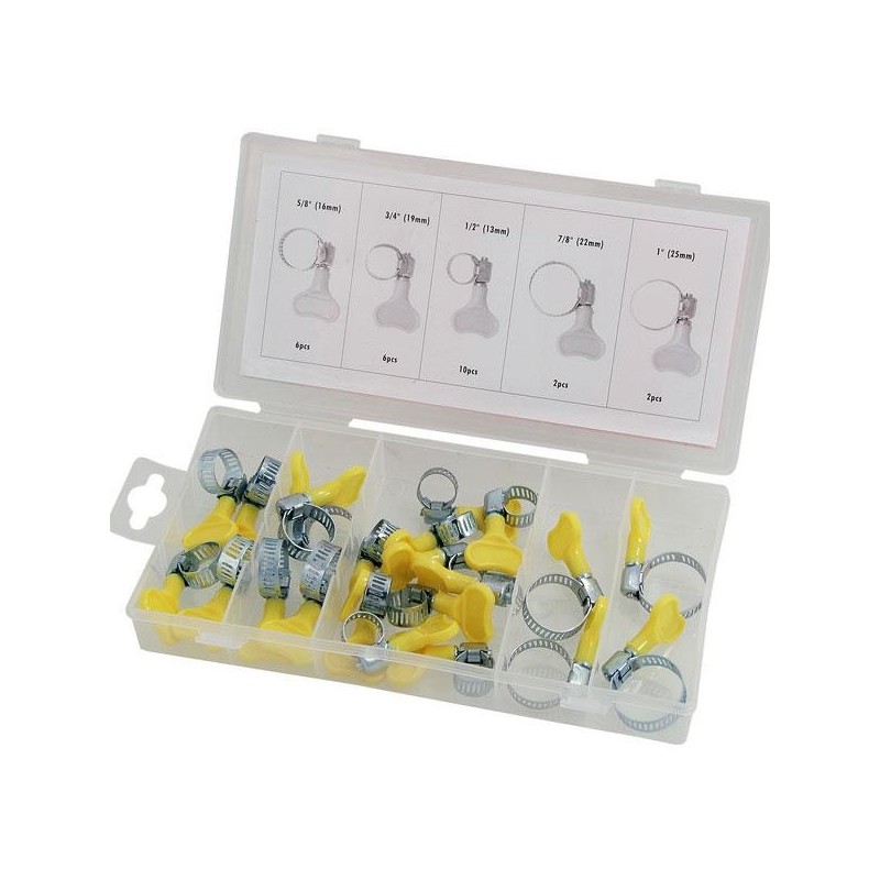 Opaski ślimakowe z motylkiem 26 el neilsen