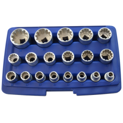 Nasadki vario - plus torx imbus spline metryczne calowe zestaw