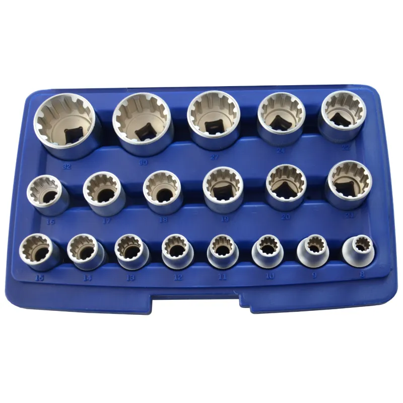 Nasadki vario - plus torx imbus spline metryczne calowe zestaw