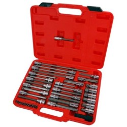 Zestaw nasadek specjalistycznych hex torx spline