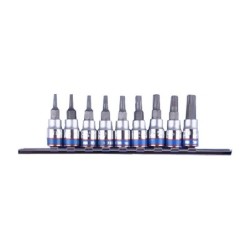 Nasadki trzpieniowe Torx 1/4 " T8-T40 9 szt. King Tony