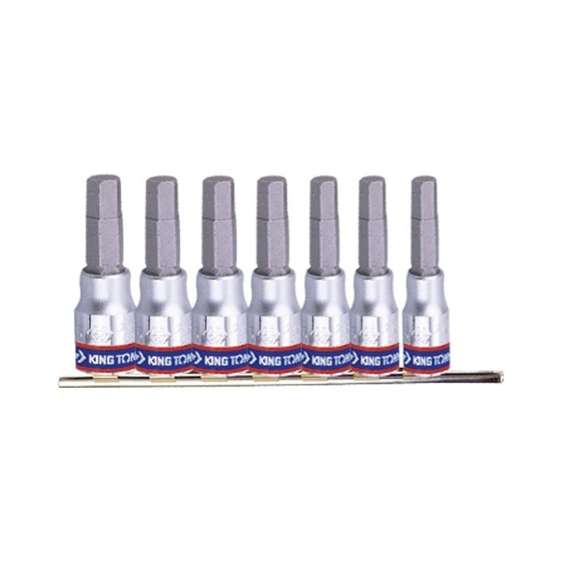 Zestaw imbusów 1 4 7 szt. h3 - h10 blister imbus king tony