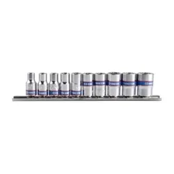 12-angle socket wrenches 1/4 " 5-13 mm 10 pieces King Tony