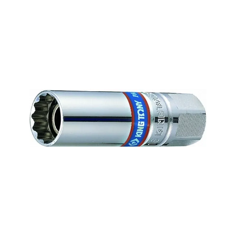 Nasadka do świec 3 8 16mm x 70mm 12-kąt. magnetyczna king tony