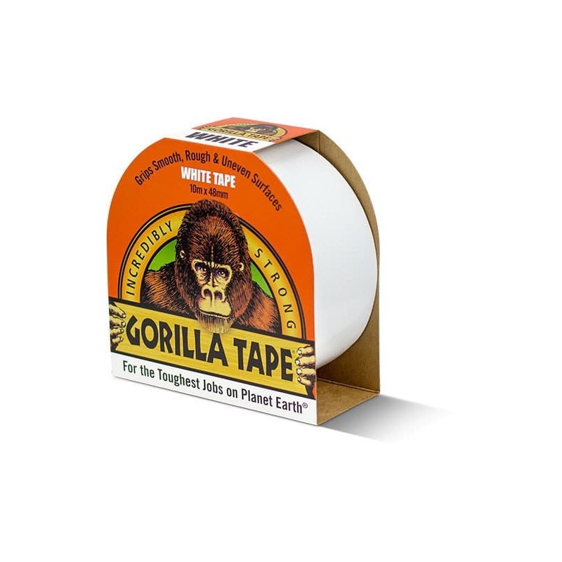 Biała taśma gorilla 10mx48mm mocna wodoodporna