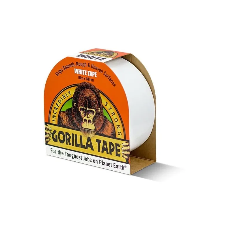 Biała taśma gorilla 10mx48mm mocna wodoodporna