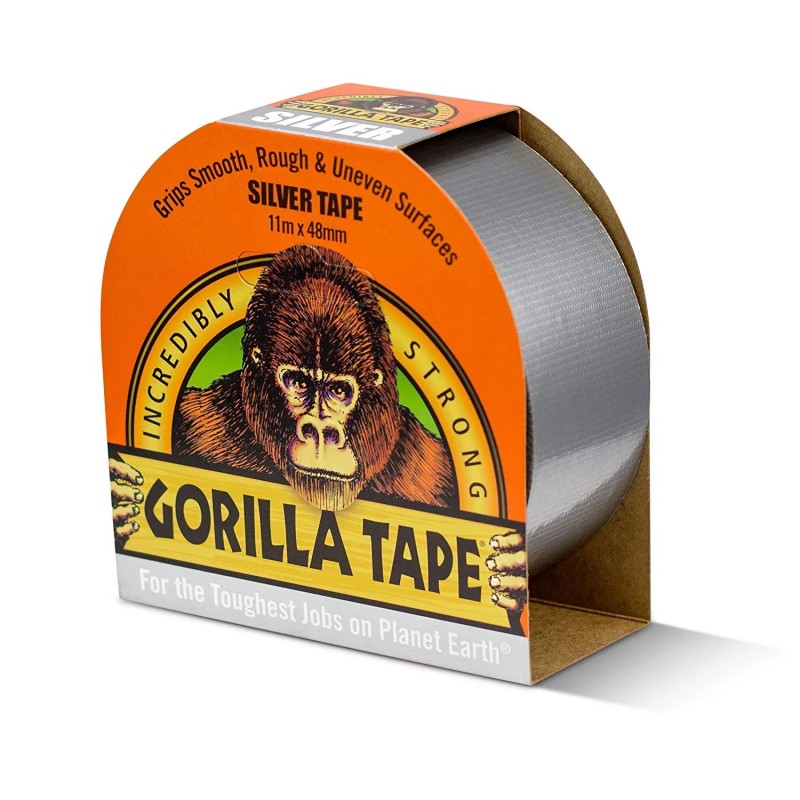 Szara gorilla tape 11m taśma supermocna gaffer